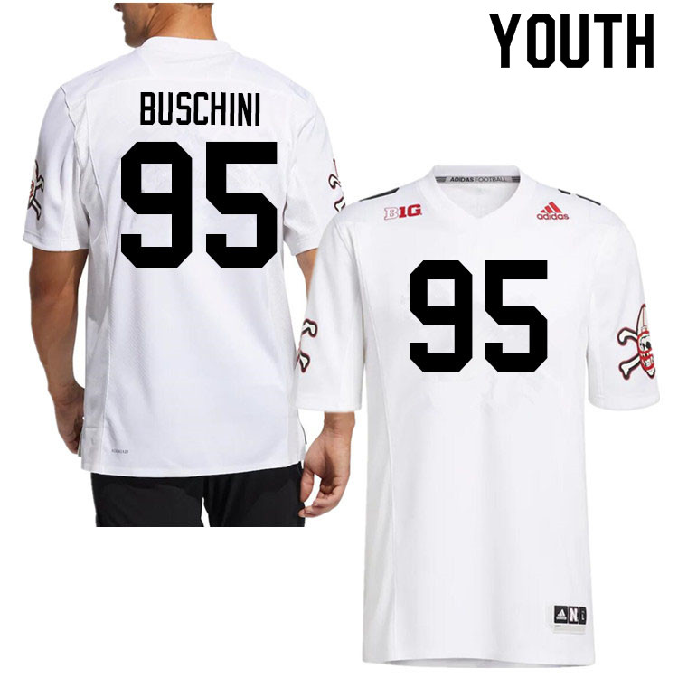 Youth #95 Brian Buschini Nebraska Cornhuskers College Football Jerseys Sale-Strategy